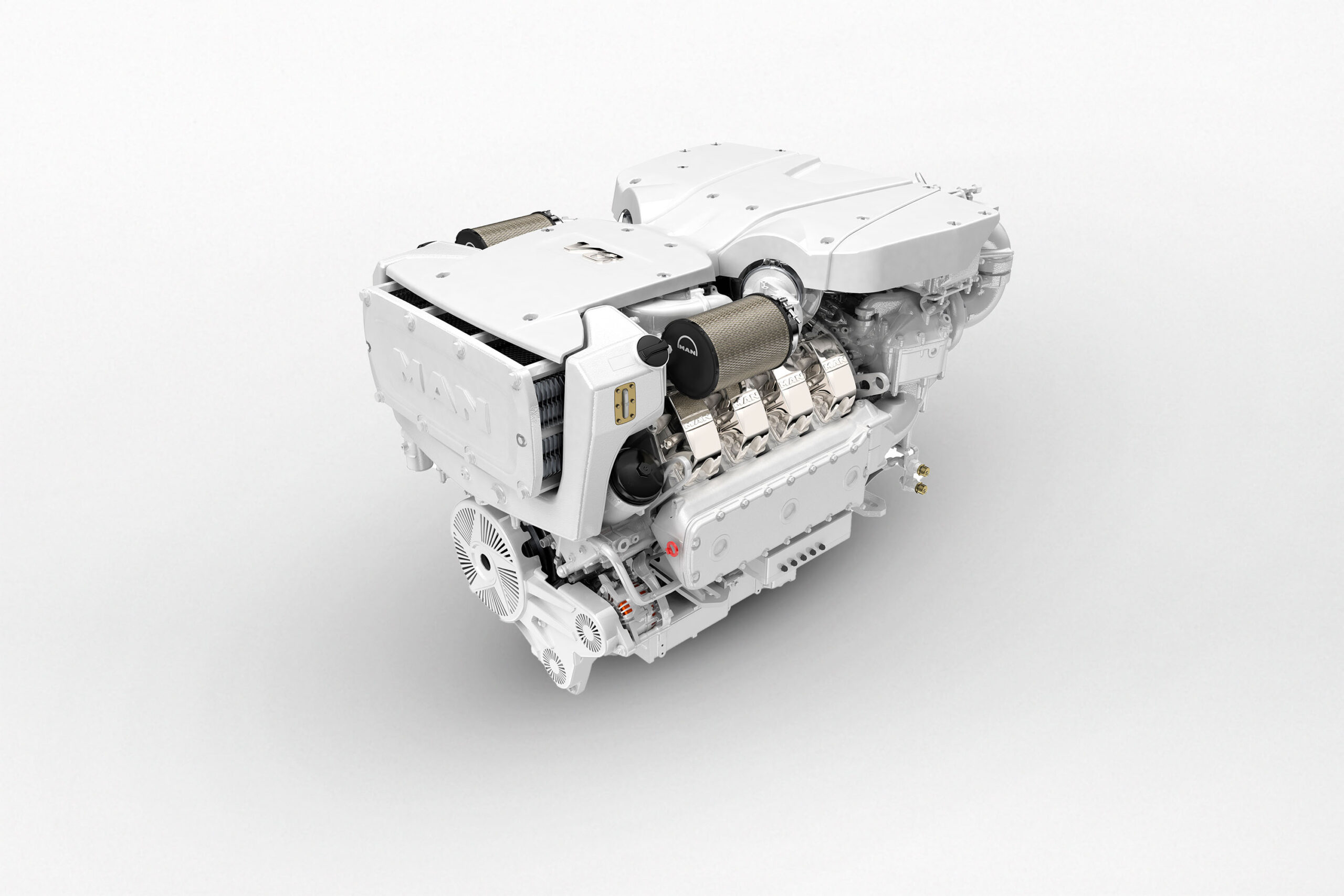 Motores MAN V8: potencia excepcional